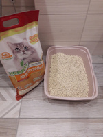 Наполнитель кукурузный для кошачьего туалета Homecat, комкующийся, без отдушки 6 л 1 шт #238, Виктория