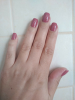 Лак для ногтей kiki Gel Effect тон 25 коричнево-розовый с гелевым эффектом без уф-лампы, цветной глянцевый маникюр и педикюр, кики, 6 мл #53, Ирина