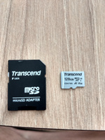 128 Гб Карта памяти Transcend 300S MicroSDXC + SD адаптер (TS128GUSD300S-A), UHS-I, U3 A1 #58, Александр И.