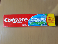 Зубная паста Colgate Тройное действие Натуральная мята для защиты от кариеса, удаления потемнений с зубов и свежего дыхания, 150 мл (4 шт) #153, Виктория П.