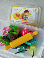 Genio Kids / Тесто для лепки 12 цветов / Мягкий пластилин для малышей, Инструменты и формочки для детей, Набор для творчества #24, ПД УДАЛЕНЫ