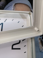 Часы настенные АлмазНН 28.5 см бесшумные с крупными цифрами K46 #46, Сергей