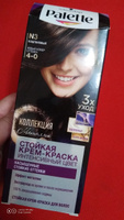 Палетт Стойкая крем-краска для волос Интенсивный цвет 4-0 (N3) Каштановый, 110 мл #150, Зарина Б.