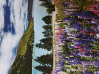 Картина в раме Postermarket "Дикие люпины в Новой Зеландии", 40 х 40 см #4, Зарецкая Анна
