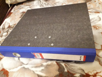 Папка-регистратор с арочным механизмом Berlingo Standard, А4, картон, 50 мм, мрамор с синим корешком, 450 л #18, Александр С.