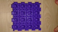 Камни мягкие (фиолетовый) модульный коврик Ортодон #133, Басова Елена
