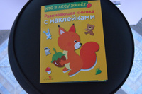 Кто в лесу живет. Развивающая книжка с наклейками | Шарикова Е. #1, Надежда А