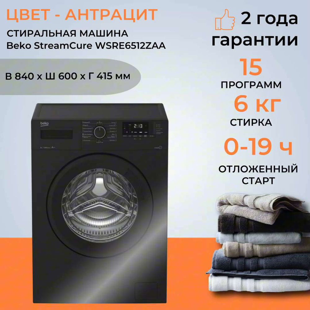 Стиральная Машина Beko Steamcure Wsre7h646xwpti Купить